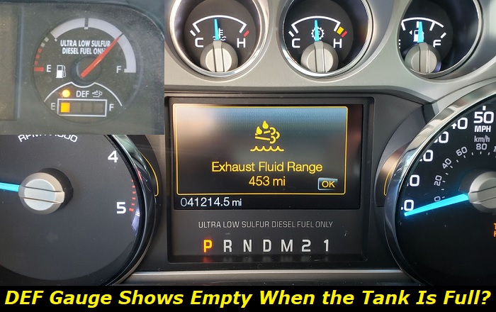 def gauge shows empty when tank full